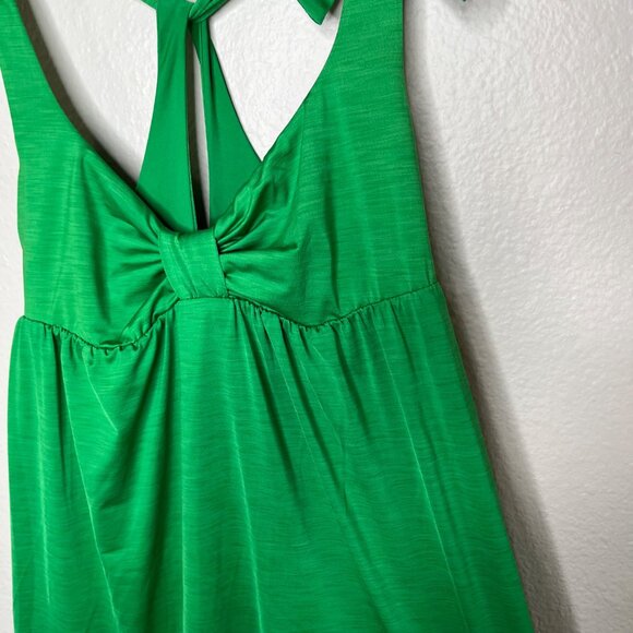 Betsey Johnson Swim Kelly Green Retro Swim Cover Dress M-L - Picture 7 of 9